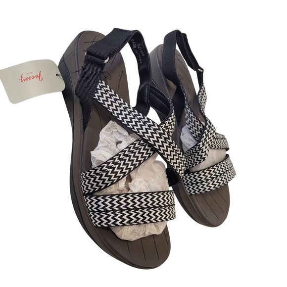 Jeossy Women Strappy Platform Slingback Espadrilles Sandals Lightweight DJY860 8 - Picture 3 of 13